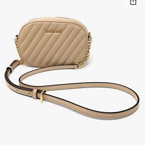 BNWT Michael Kors Buff Oval Camera Crossbody Bag